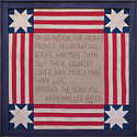 America The Beautiful Framed Picture
