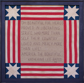 America The Beautiful framed picture