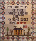 Land That I Love  patchwork quilt pattern by Norma Whaley