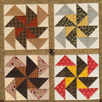 As The Wind Blows quilt detail