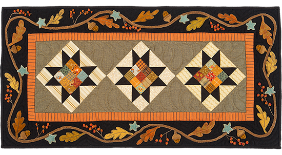Autumn Splendor quilt pattern by Norma Whaley