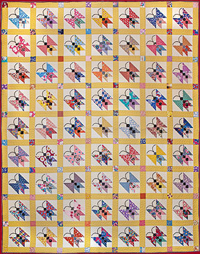 Youre 'Till Butterflies patchwork quilt pattern by Norma Whaley