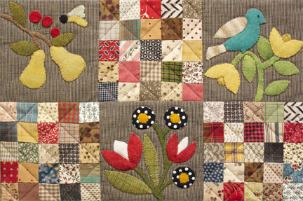 Cottage Garden quilt pattern by Norma Whaley