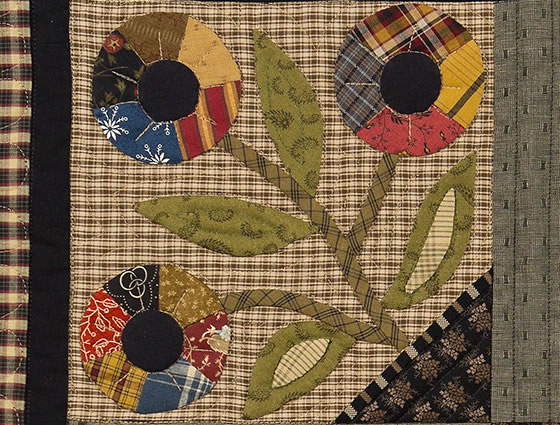 Flowers Outside My Window Quilt by Norma Whaley