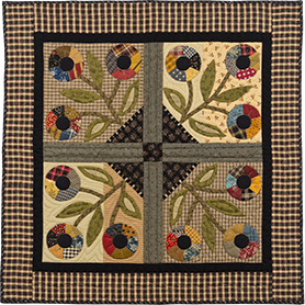 Flowers Outside My Window Quilt by Norma Whaley