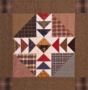 Pick Your Flowers quilt detail