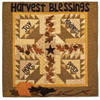 Harvest Blessings quilt pattern by Norma Whaley