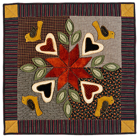 Hearts All Year Long quilt by Norma Whaley