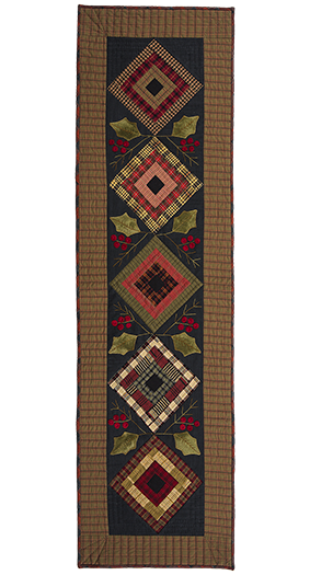 Holiday Table Runner by Norma Whaley