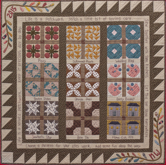 Life Is A Patchwork quilt by Norma Whaley