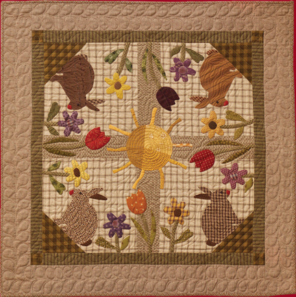 Living In The Sunlight quilt by Norma Whaley