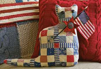 One Patriotic Cat pillow