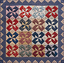 The Parlor Table patchwork quilt table topper pattern by Norma Whaley