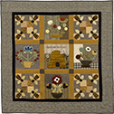 Remember The Giver applique wall hanging quilt pattern by Norma Whaley