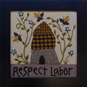 Respect Labor applique quilt pattern by Norma Whaley