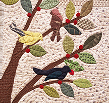The Bird Tree detail by Norma Whaley