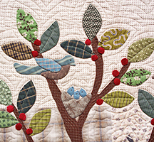 The Bird Tree detail by Norma Whaley