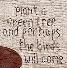 The Bird Tree detail by Norma Whaley