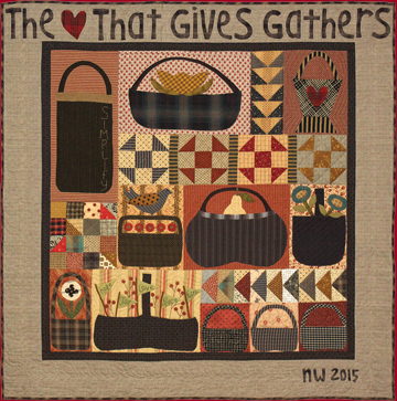 The Gathering Baskets quilt by Norma Whaley