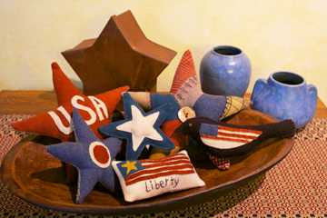 Patriotic Stars sewing pattern by Norma Whaley